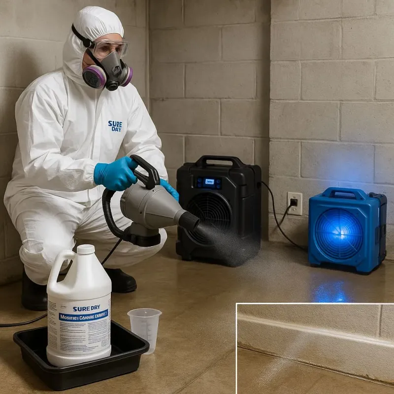 Sanitization and Odor Removal process in Burnet County, TX