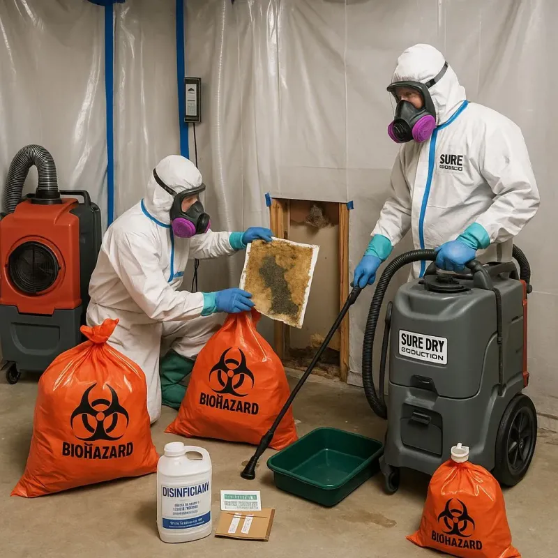 Contaminated Water Handling Protocols process in Burnet County, TX