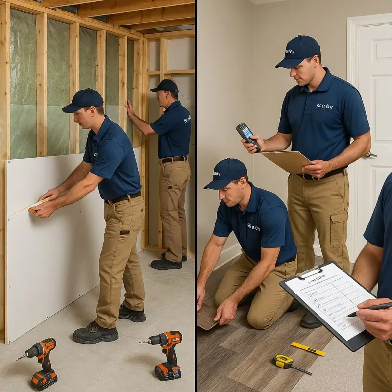 Repairs and Reconstruction process in Burnet County, TX