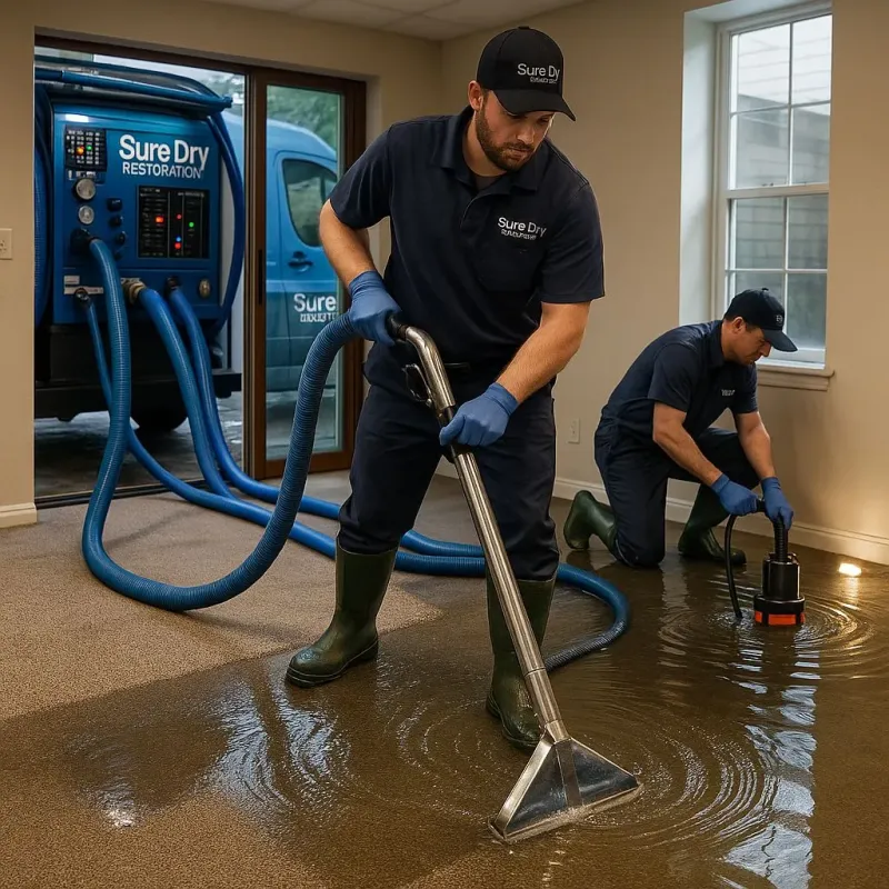 Water Extraction and Removal process in Burnet County, TX